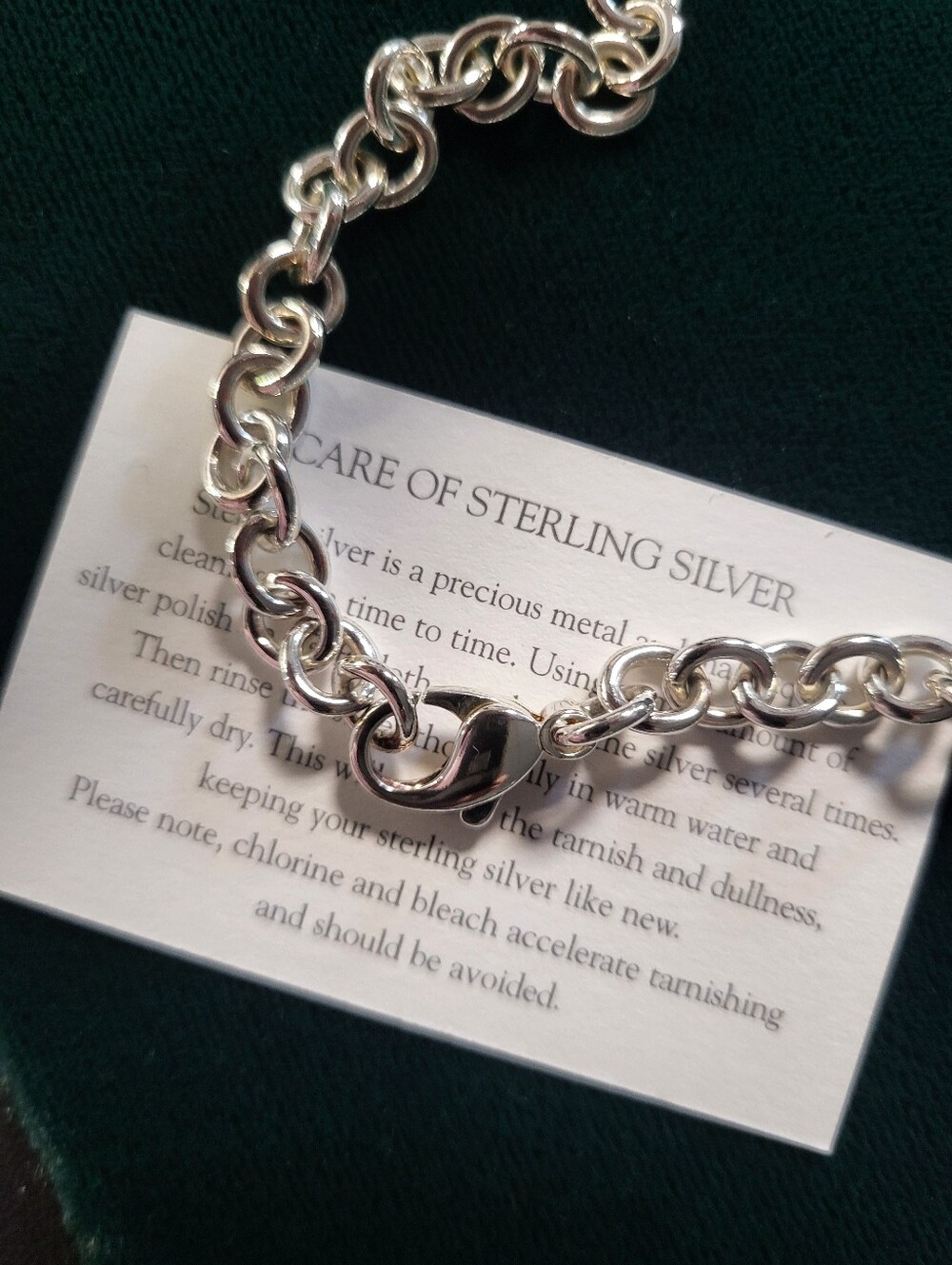 Tiffany & Co Sterling Silver Heart Link Necklace - Picture 4 of 6
